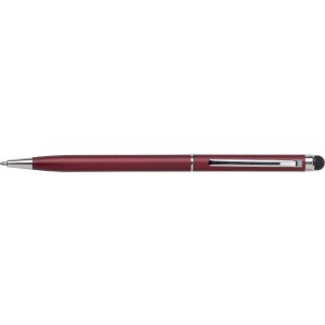 Aluminium ballpen Irina, burgundy