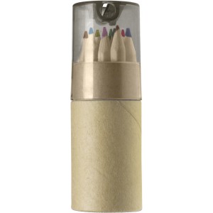 ABS and cardboard tube with pencils Terrence, black