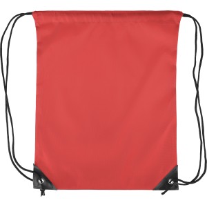 Polyester (210D) drawstring backpack Isolde, red