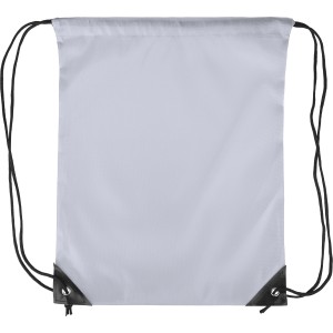 Polyester (210D) drawstring backpack Isolde, grey