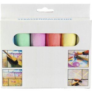 Cardboard box with chalk Ottilie, custom/multicolor