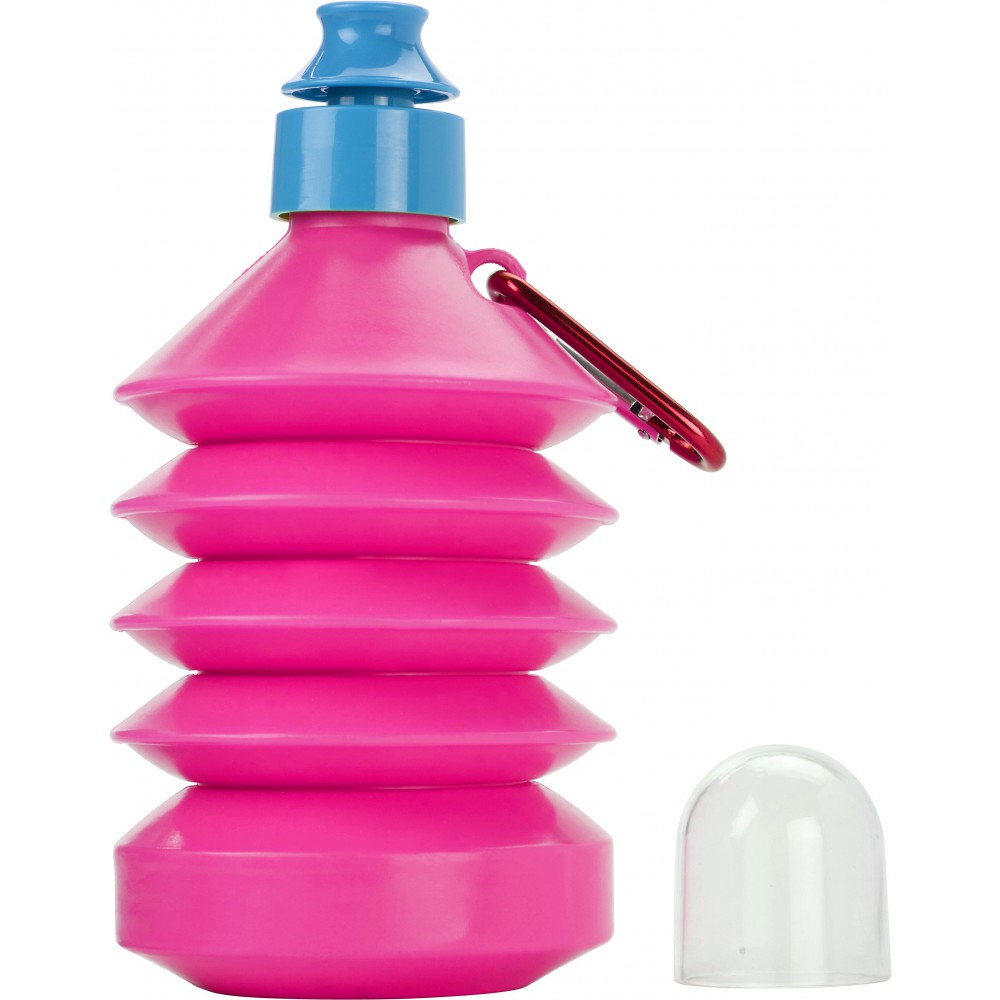 Printed 600ml drinking bottle., pink (Sport bottles)