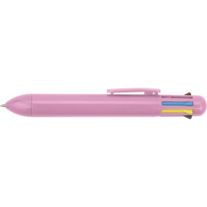 Eight colour plastic ballpen., pink