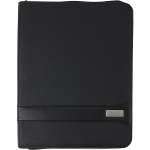 A4 PVC Zipped folder. Byron, black