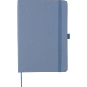 Recycled biowaste and carton notebook A5 Gertrud, blue