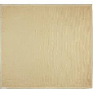 Abele 150 x 140 cm cotton waffle blanket, Beige (Blanket)