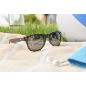 ABS and bamboo sunglasses Jaxon, black (Sunglasses)