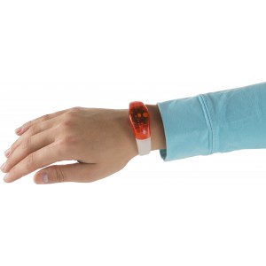 ABS and silicone wrist band Renza, red (Sports equipment)