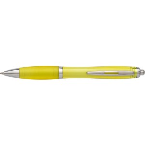 ABS ballpen Newport, yellow (Plastic pen)