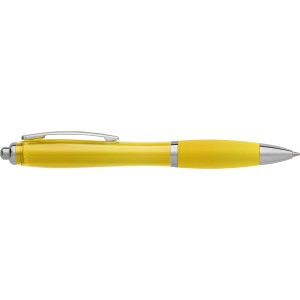 ABS ballpen Newport, yellow (Plastic pen)