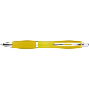 ABS ballpen Newport, yellow (Plastic pen)