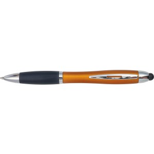 ABS ballpen, orange (Plastic pen)