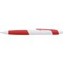 ABS ballpen with rubber grip Devon, red