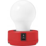 ABS Bulb light with on/off-switch, red (7761-08)