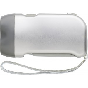 ABS dynamo torch Tristan, silver (Lamps)