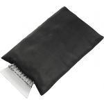 ABS ice scraper and polyester glove Doris, black (5817-01)