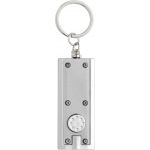 ABS key holder with LED Mitchell, silver (1992-32)