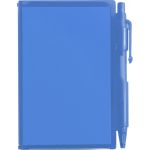 ABS notebook with pen Lucian, blue (2736-05CD)