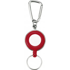 ABS pass holder Bruno, red (Lanyard, armband, badge holder)