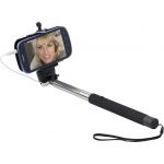 ABS telescopic selfie stick, black (9219-01)