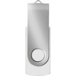 ABS USB drive (16GB/32GB), white/silver (3486-505)