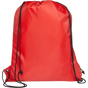 Adventure recycled insulated drawstring bag 9L, Red (Backpacks)