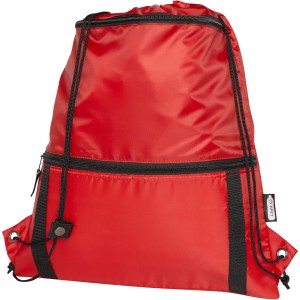 Adventure recycled insulated drawstring bag 9L, Red (Backpacks)