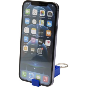 Aggia recycled plastic phone stand with fidget toy, Royal bl