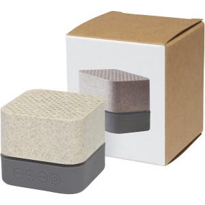 Aira wheat straw Bluetooth<sup>®</sup> speaker, Beige