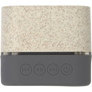 Aira wheat straw Bluetooth(r) speaker, Beige (Speakers, radios)