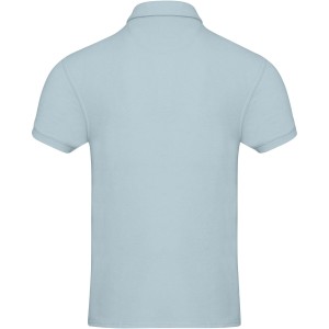 Akoya recycled terry unisex polo, Cloud Blue (T-shirt, mixed fiber, synthetic)