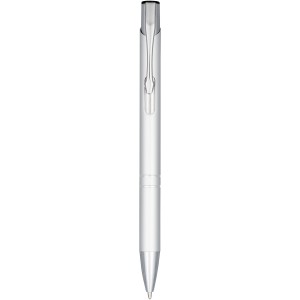 Moneta anodized aluminium click ballpoint pen, Silver