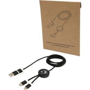 Alasia 5-in-1 recycled aluminium and plastic 150 cm data syn (Eletronics cables, adapters)