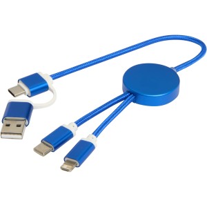 Alasia 5-in-1 recycled aluminium and plastic 30 cm data sync (Eletronics cables, adapters)