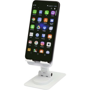 Alhena recycled plastic foldeable phone holder with metal de