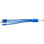 Aluminium alloy cable set Alvin, cobalt blue (9215-23)