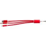 Aluminium alloy cable set, Red (9215-08)