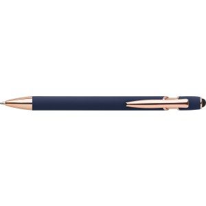 Aluminium ballpen Anthony, navy (Metallic pen)