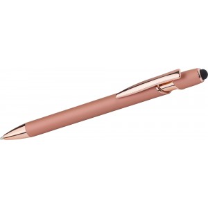 Aluminium ballpen Anthony, rose gold (Metallic pen)