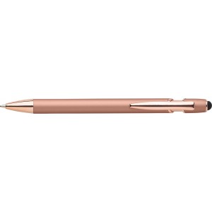 Aluminium ballpen Anthony, rose gold (Metallic pen)