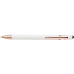 Aluminium ballpen Anthony, white (971888-02CD)