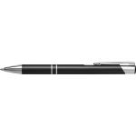 Aluminium ballpen Delia, black (7061-01CD)