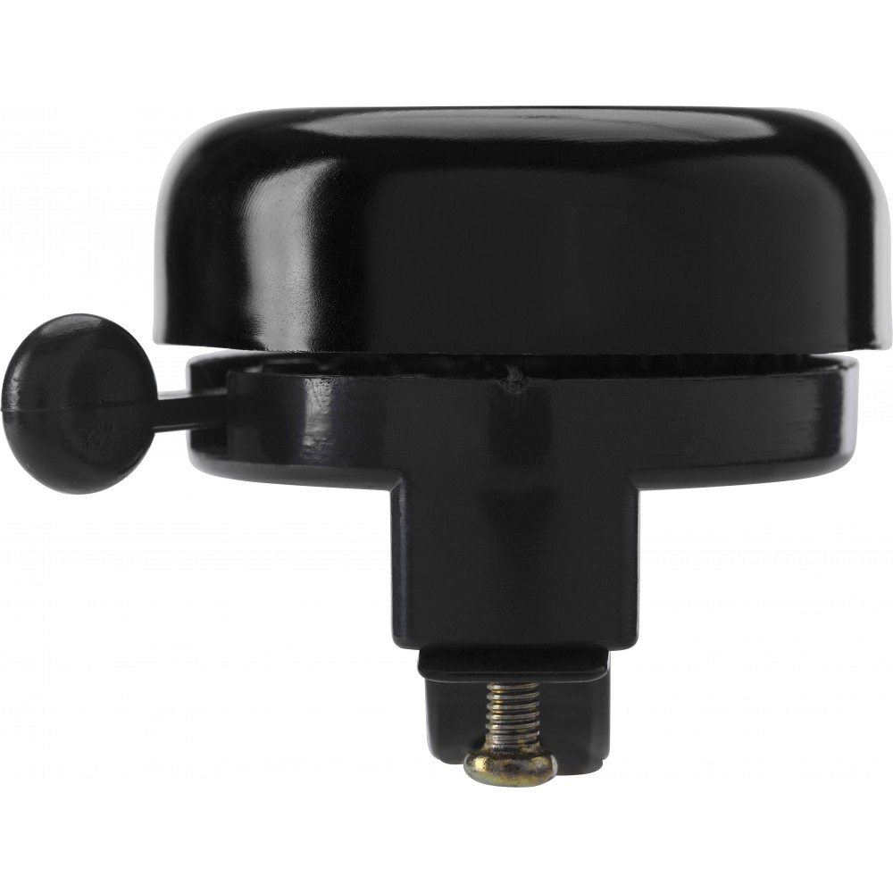 Printed Aluminium bicycle bell, black (Bycicle items)
