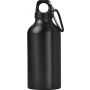 Aluminium bottle Santiago, black