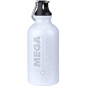 Aluminium bottle Santiago, light blue (Sport bottles)