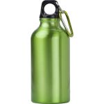 Aluminium bottle Santiago, light green (7552-29CD)