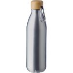 Aluminium drinking bottle Lucetta, silver (864787-32)