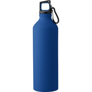 Aluminium drinking bottle Miles, cobalt blue (Sport bottles)