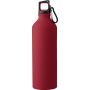 Aluminium drinking bottle Miles, red