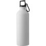 Aluminium drinking bottle Miles, white